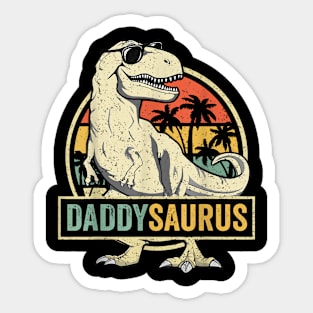 Daddy Saurus T Rex Dinosaur Men Daddysaurus Family Matching Sticker